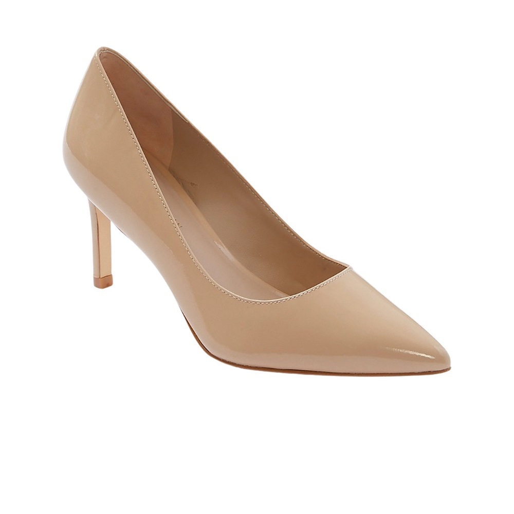 New no box Stuart Weitzman Nude Patent Heels size 9